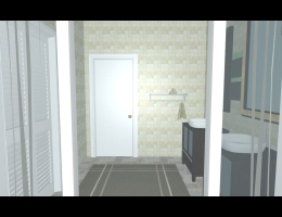 Outside looking in from private terrace

3D Bathroom Design