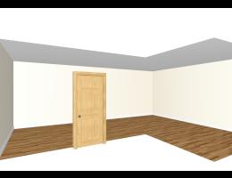 3D view of room